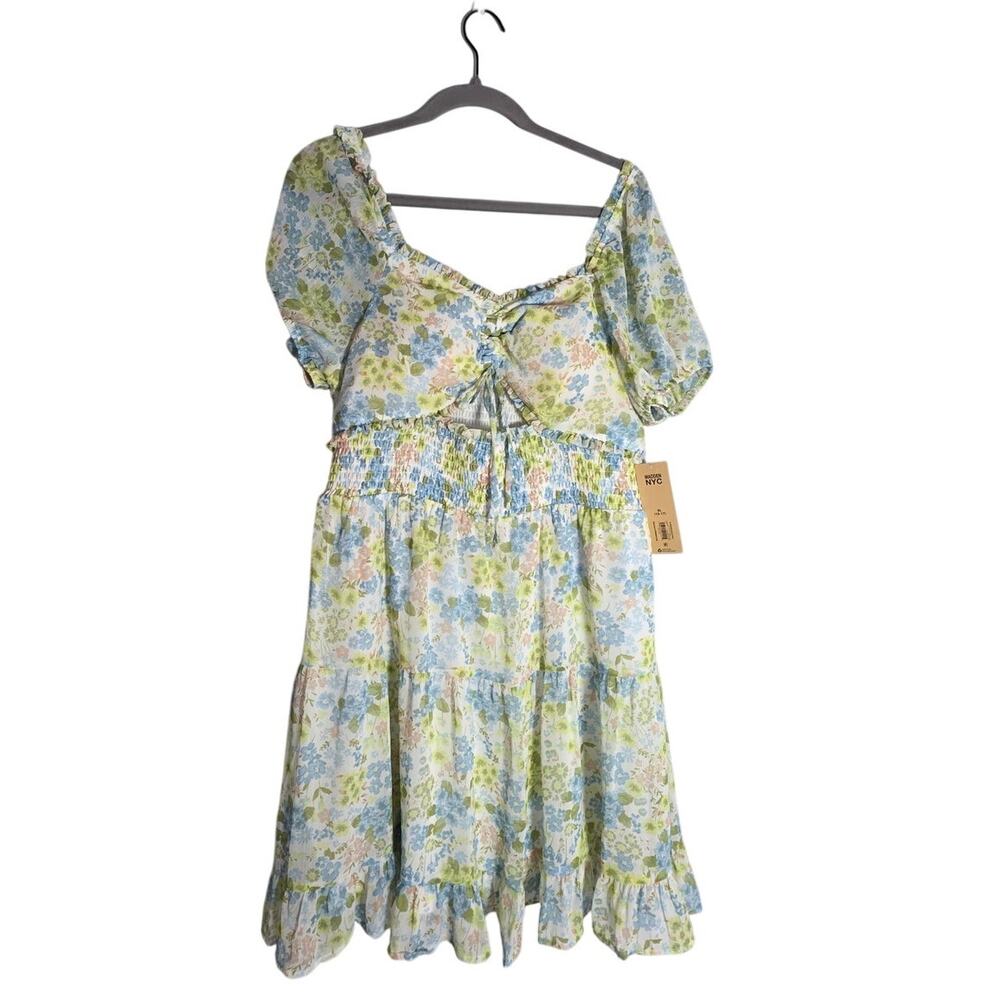 NWT Madden NYC Milkmaid Cutout Dress Juniors XL Cottagecore Coquette Romantic